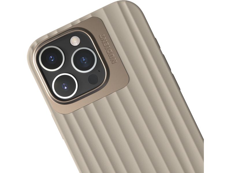 Nudient Back Cover Bold MagSafe iPhone 16 Pro Max Linen Beige