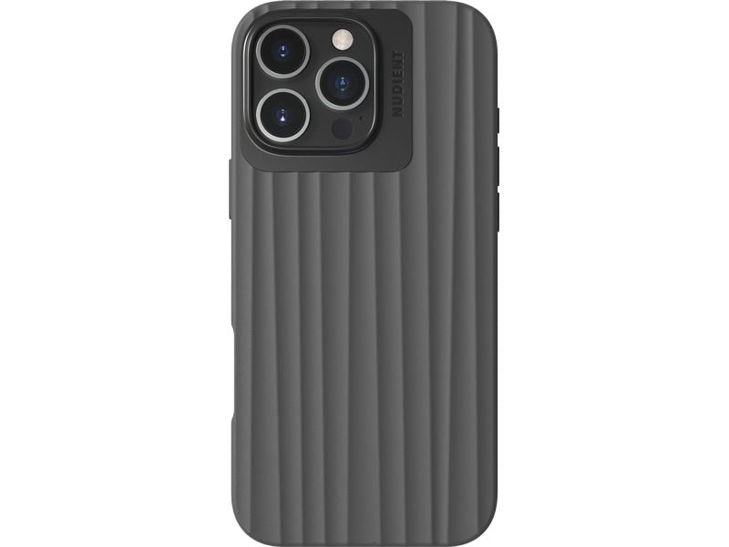 Nudient Back Cover Bold MagSafe iPhone 16 Pro Max Storm Black