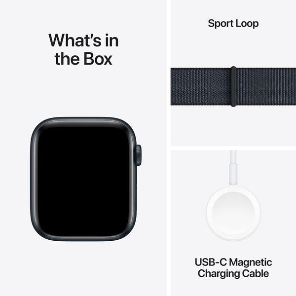 Apple Watch SE 2024 44 mm LTE Alu Sport Loop Mitternacht