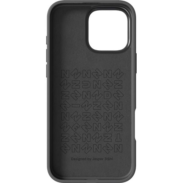 Nudient Back Cover Bold MagSafe iPhone 16 Pro Max Storm Black