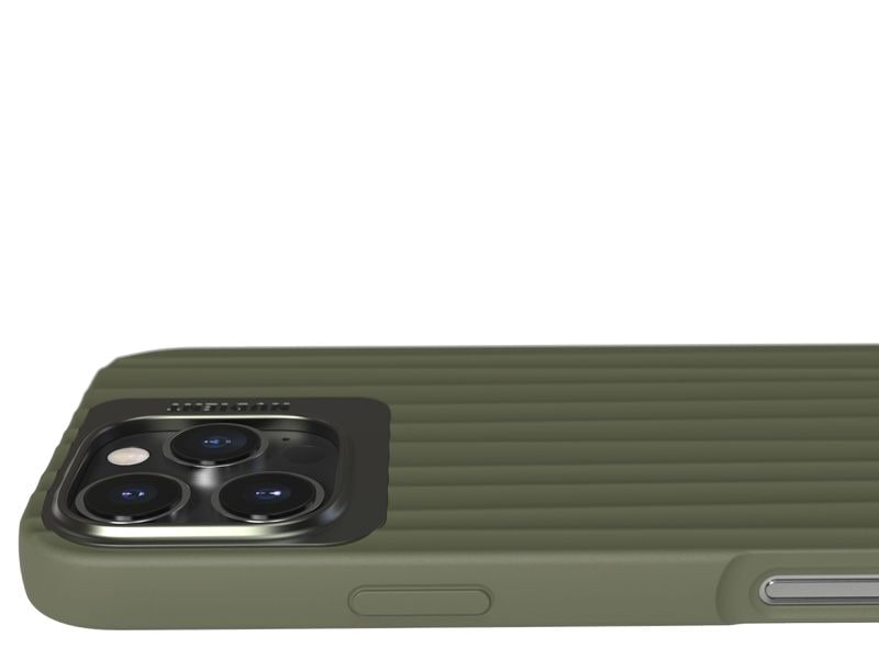 Nudient Back Cover Bold MagSafe iPhone 16 Pro Max Olive Green