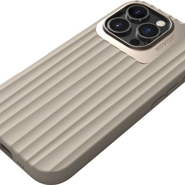 Nudient Back Cover Bold MagSafe iPhone 16 Pro Linen Beige
