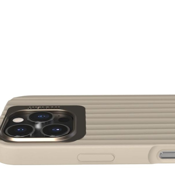 Nudient Back Cover Bold MagSafe iPhone 16 Pro Linen Beige