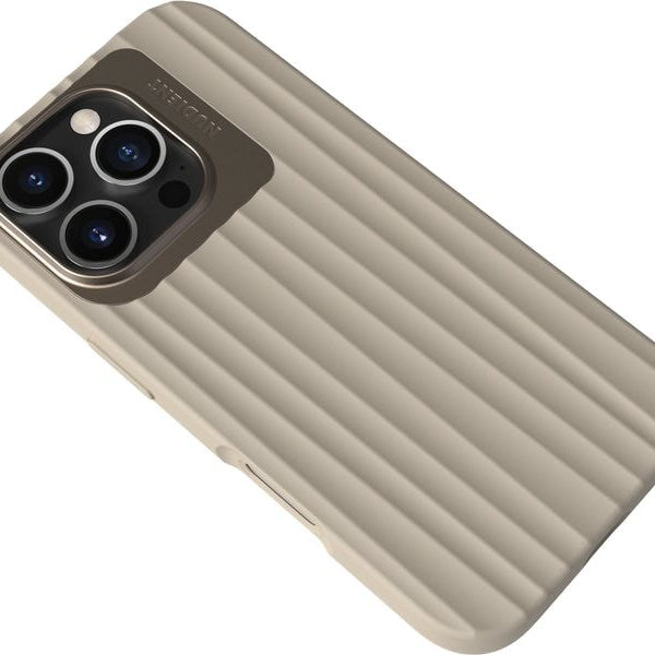Nudient Back Cover Bold MagSafe iPhone 16 Pro Linen Beige