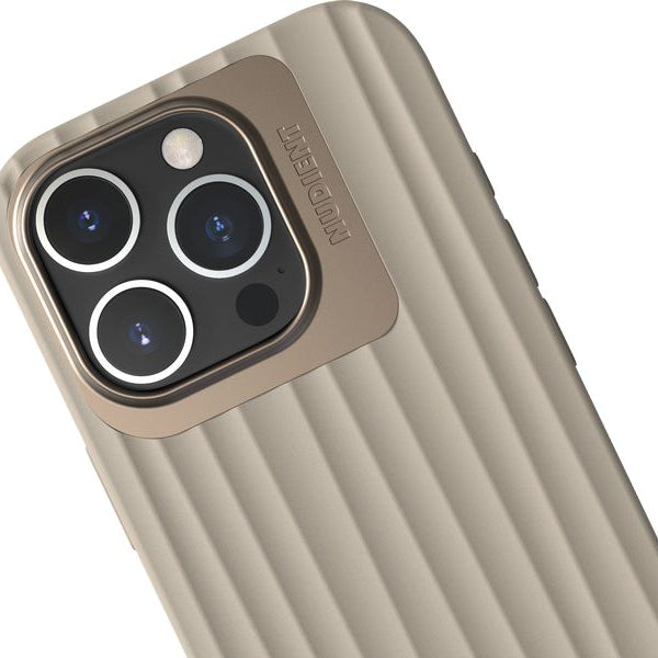 Nudient Back Cover Bold MagSafe iPhone 16 Pro Linen Beige