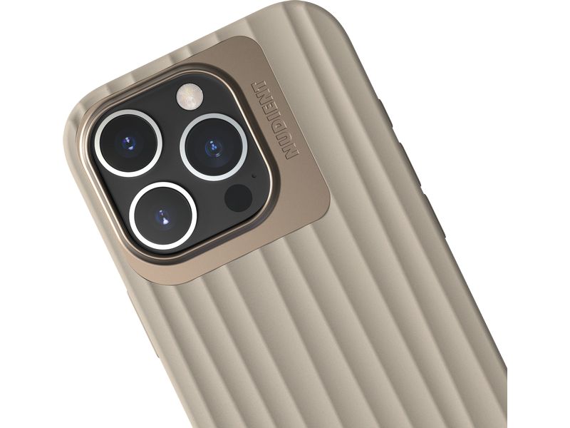 Nudient Back Cover Bold MagSafe iPhone 16 Pro Linen Beige