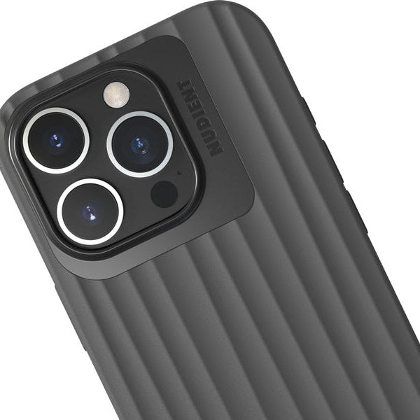 Nudient Back Cover Bold MagSafe iPhone 16 Pro Storm Black