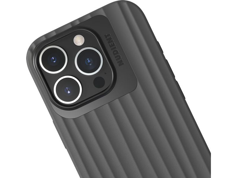 Nudient Back Cover Bold MagSafe iPhone 16 Pro Storm Black