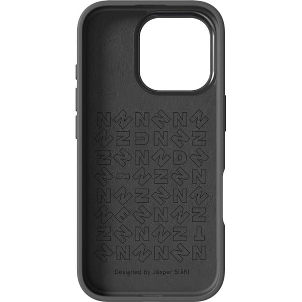 Nudient Back Cover Bold MagSafe iPhone 16 Pro Storm Black