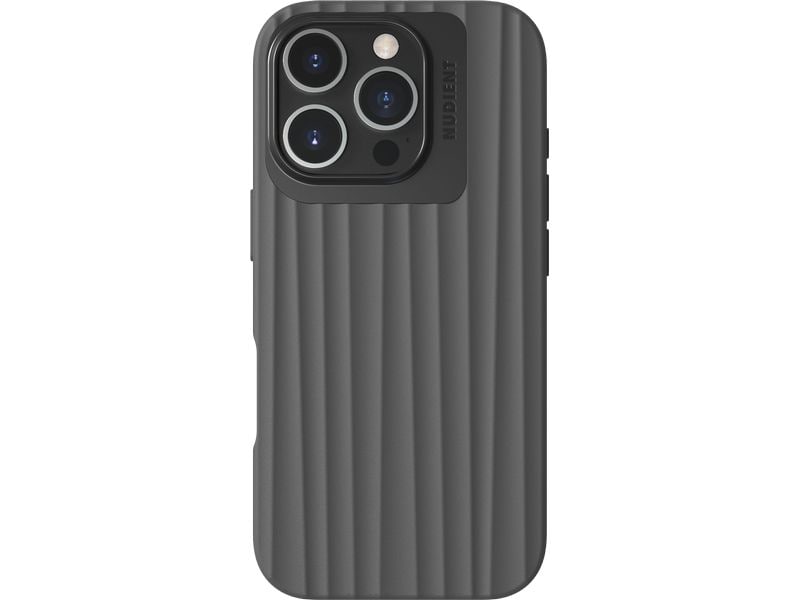 Nudient Back Cover Bold MagSafe iPhone 16 Pro Storm Black