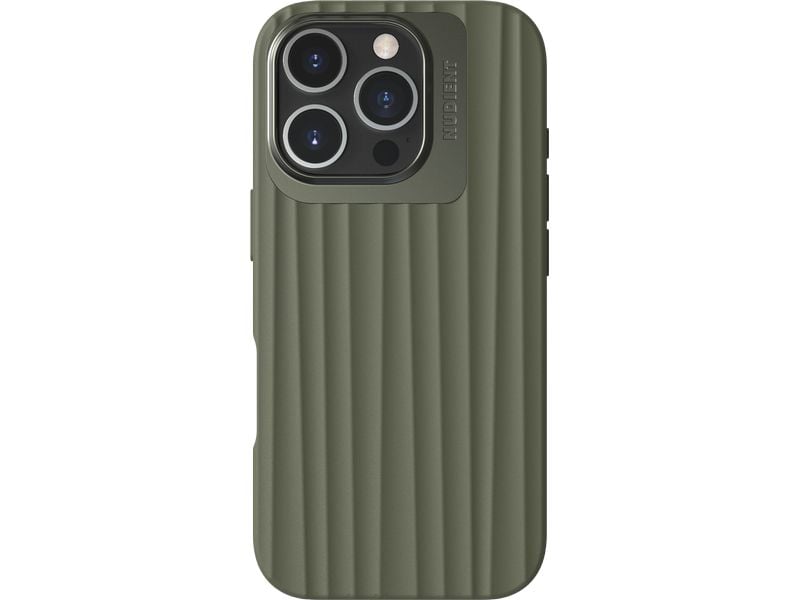 Nudient Back Cover Bold MagSafe iPhone 16 Pro Olive Green