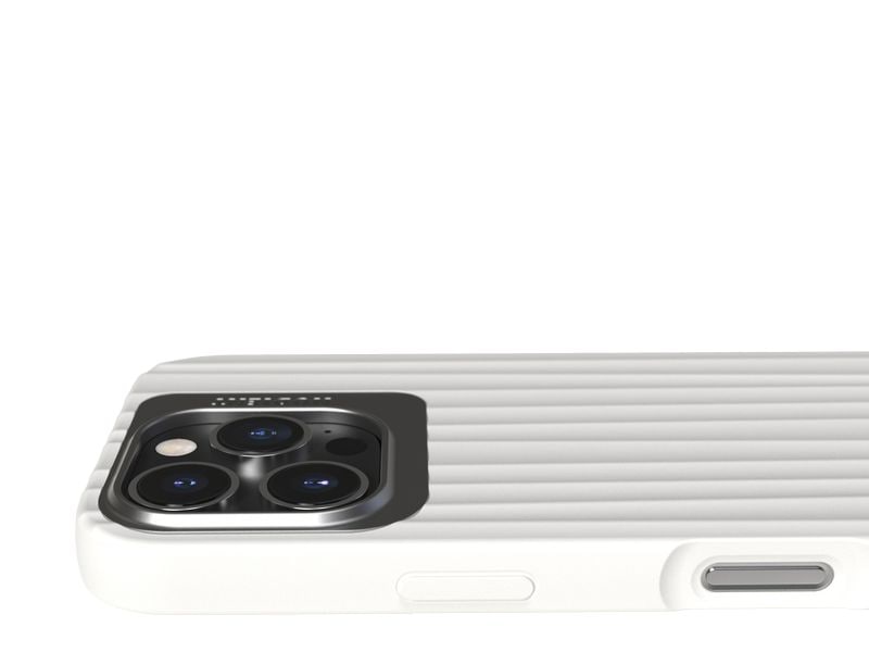 Nudient Back Cover Bold MagSafe iPhone 16 Pro Chalk White