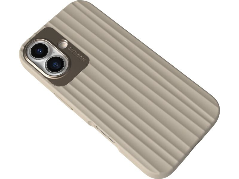 Nudient Back Cover Bold MagSafe iPhone 16 Linen Beige