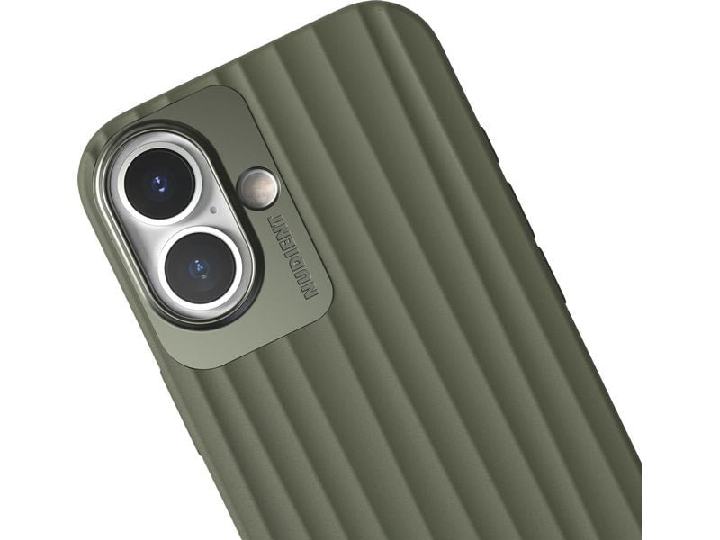 Nudient Back Cover Bold MagSafe iPhone 16 Olive Green