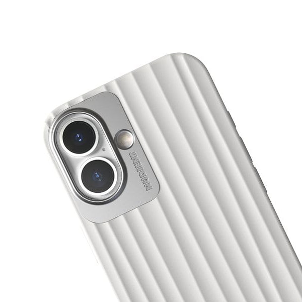 Nudient Back Cover Bold MagSafe iPhone 16 Chalk White