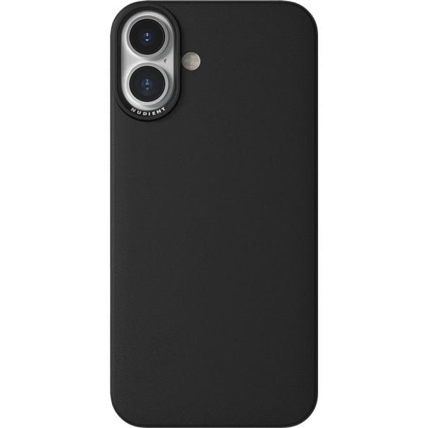 Nudient Back Cover Thin Case Magsafe iPhone 16 Plus Ink Black
