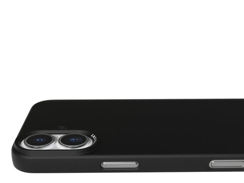 Nudient Back Cover Thin Case Magsafe iPhone 16 Plus Ink Black