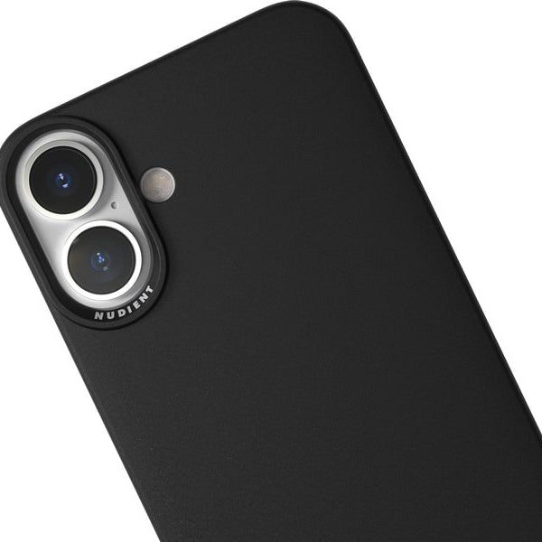 Nudient Back Cover Thin Case Magsafe iPhone 16 Plus Ink Black