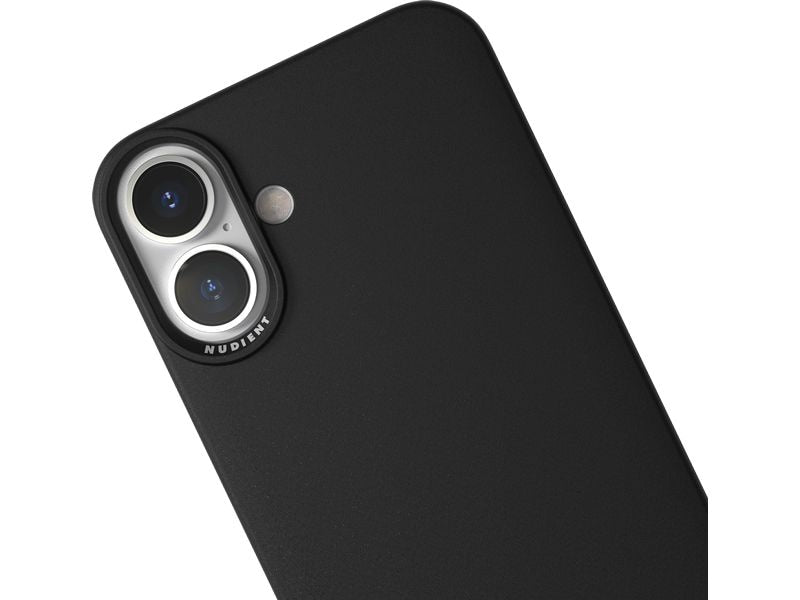 Nudient Back Cover Thin Case Magsafe iPhone 16 Plus Ink Black