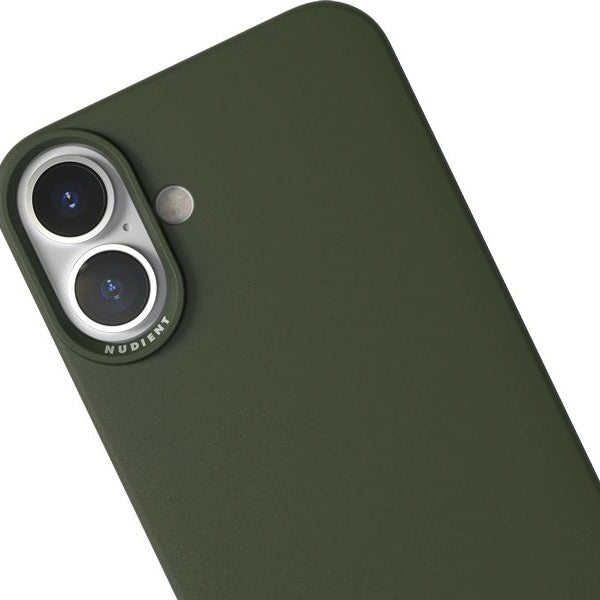 Nudient Back Cover Thin Case Magsafe iPhone 16 Plus Pine Green