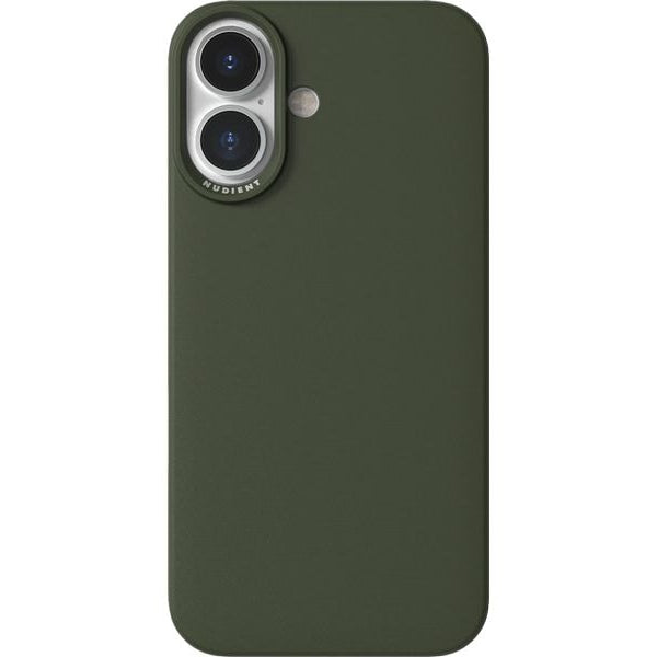Nudient Back Cover Thin Case Magsafe iPhone 16 Pine Green