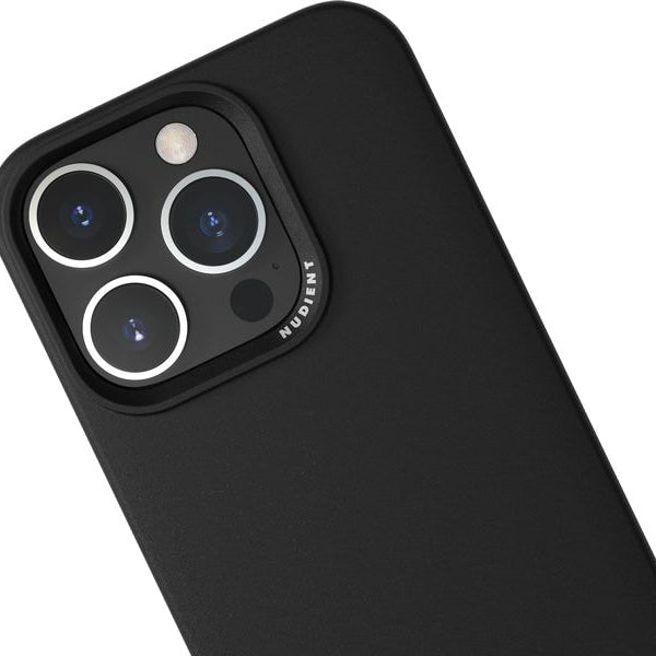 Nudient Back Cover Thin Case Magsafe iPhone 16 Pro Ink Black