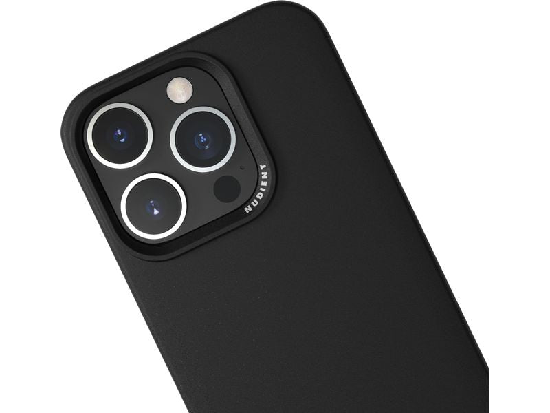 Nudient Back Cover Thin Case Magsafe iPhone 16 Pro Ink Black