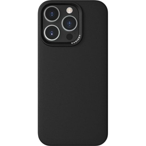 Nudient Back Cover Thin Case Magsafe iPhone 16 Pro Ink Black