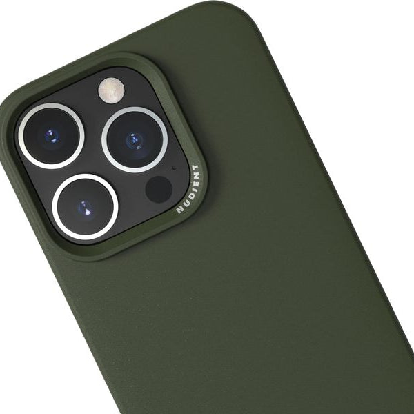 Nudient Back Cover Thin Case Magsafe iPhone 16 Pro Pine Green