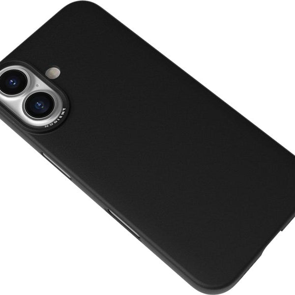 Nudient Back Cover Thin Case Magsafe iPhone 16 Ink Black