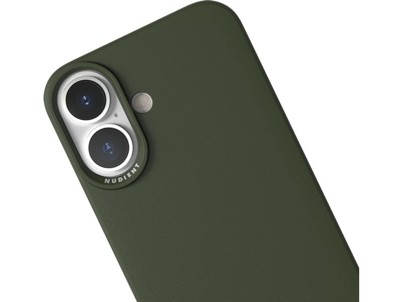 Nudient Back Cover Thin Case Magsafe iPhone 16 Pine Green