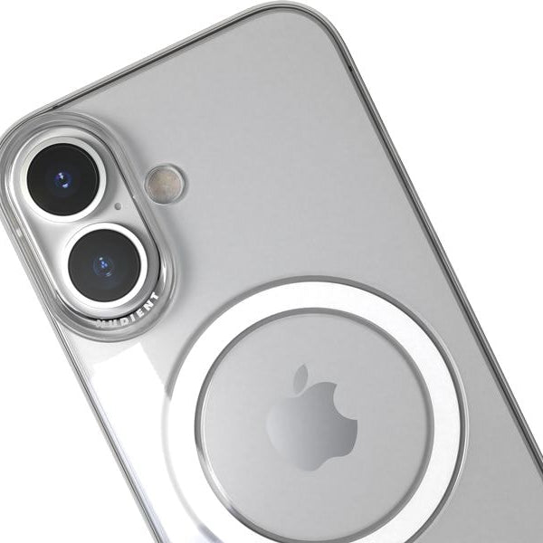 Nudient Back Cover Thin Case Magsafe iPhone 16 Transparent