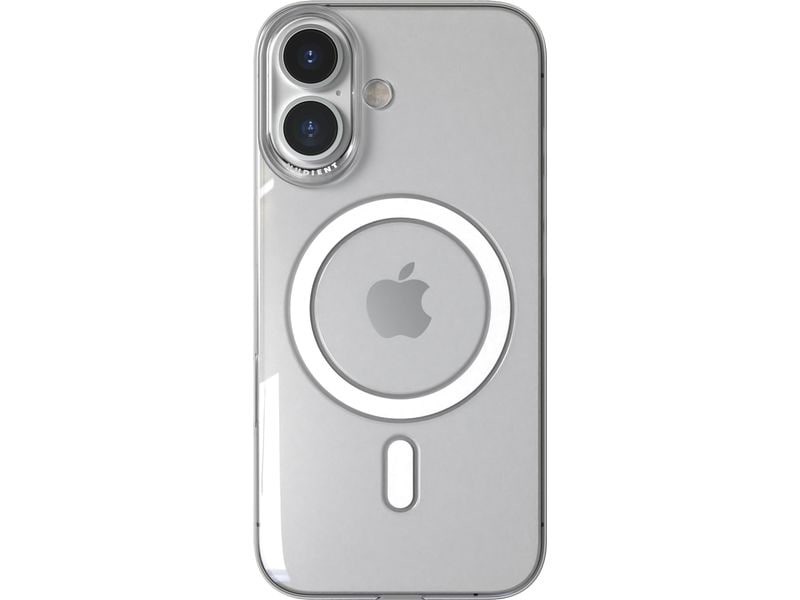Nudient Back Cover Thin Case Magsafe iPhone 16 Transparent