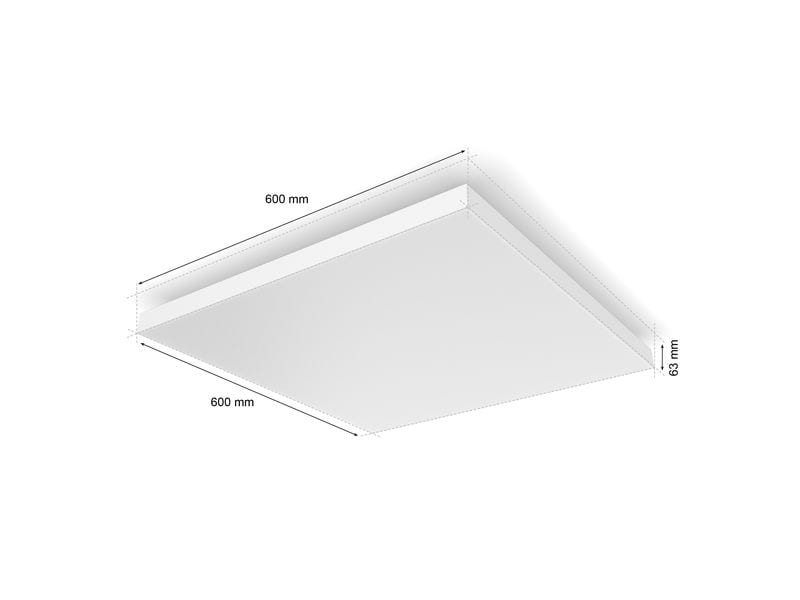 Philips Hue Deckenleuchte White & Color Ambiance Datura 600 x 600 mm
