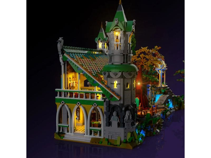 Light My Bricks LED-Licht-Set für LEGO® Der Herr der Ringe Bruchtal 10316