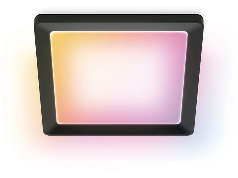 WiZ Quadratische Panelleuchte 17 W schwarz