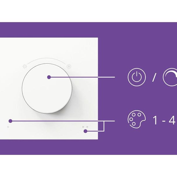 WiZ Dial switch Schalter Weiss