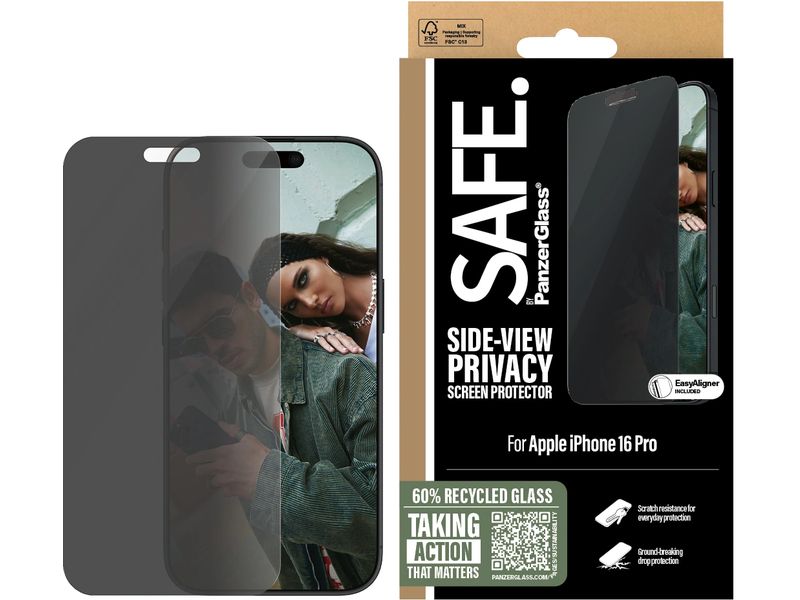 SAFE. Displayschutz Ultra Wide Fit Privacy iPhone 16 Pro