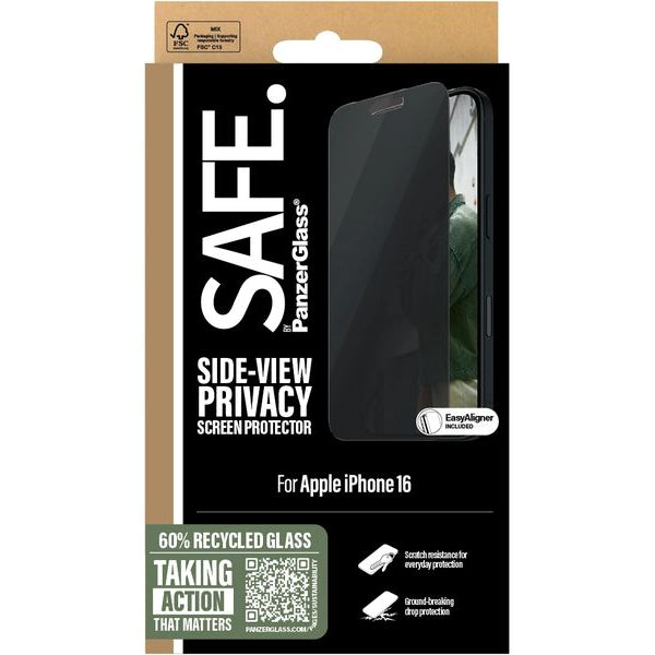 SAFE. Displayschutz Ultra Wide Fit Privacy iPhone 15/iPhone 16