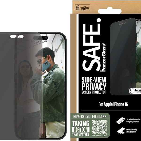 SAFE. Displayschutz Ultra Wide Fit Privacy iPhone 15/iPhone 16