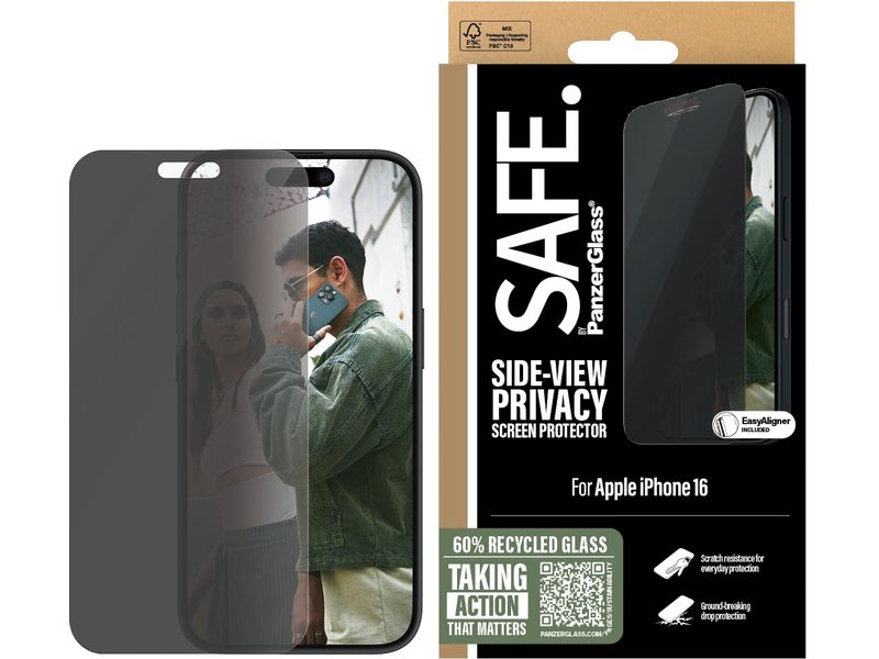 SAFE. Displayschutz Ultra Wide Fit Privacy iPhone 15/iPhone 16