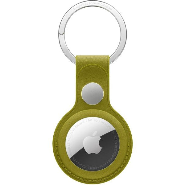 Apple AirTag Schlüsselanhänger aus Feingewebe Chartreuse