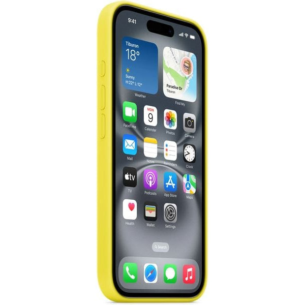 Apple Silicone Case mit MagSafe iPhone 16 Sternfrucht