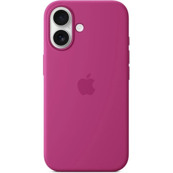 Apple Silicone Case mit MagSafe iPhone 16 Fuchsia