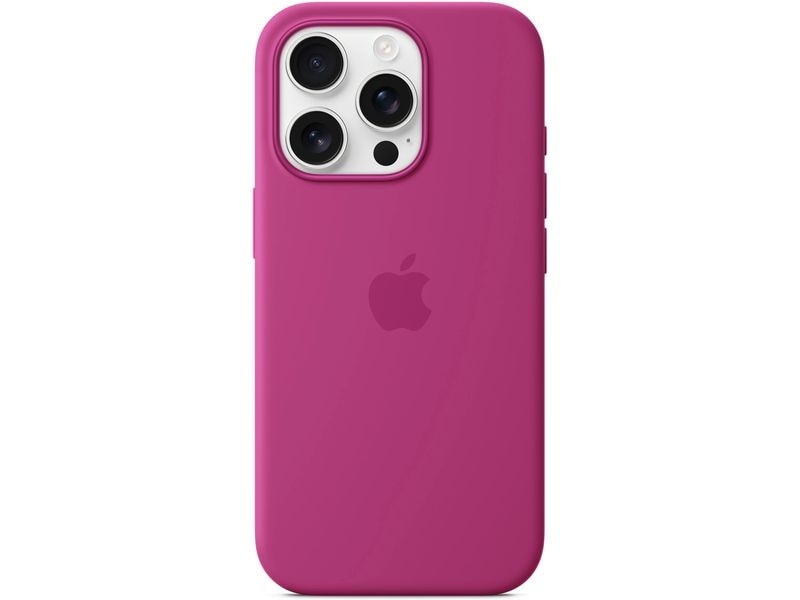 Apple Silicone Case mit MagSafe iPhone 16 Pro Fuchsia