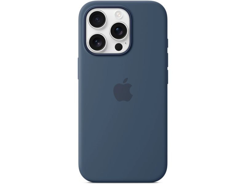 Apple Silicone Case mit MagSafe iPhone 16 Pro Denim
