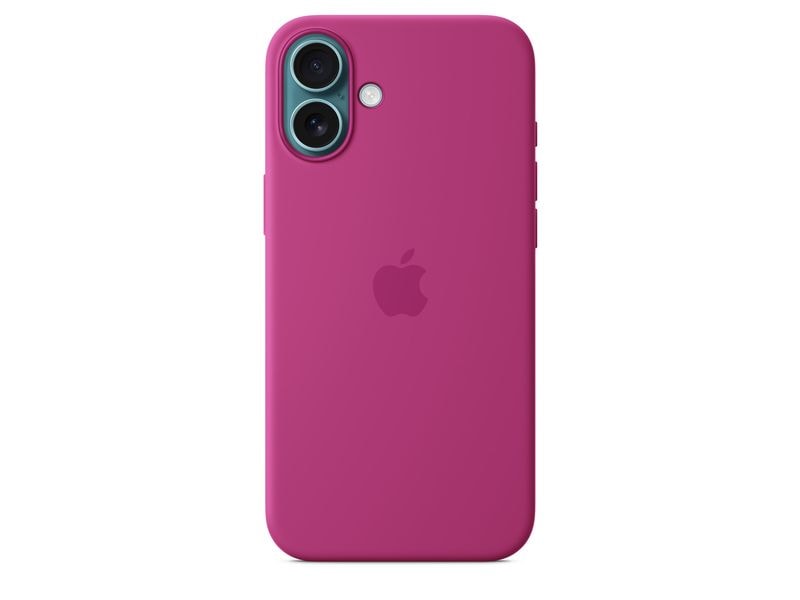Apple Silicone Case mit MagSafe iPhone 16 Plus Fuchsia