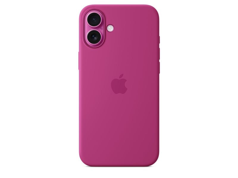 Apple Silicone Case mit MagSafe iPhone 16 Plus Fuchsia