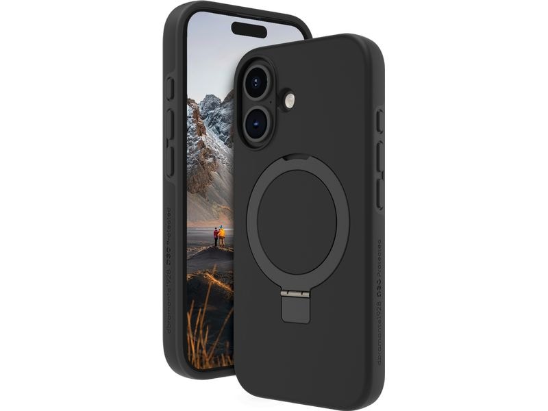 dbramante1928 Back Cover Iceland Ultra D3O Kick iPhone 16 Plus Schwarz