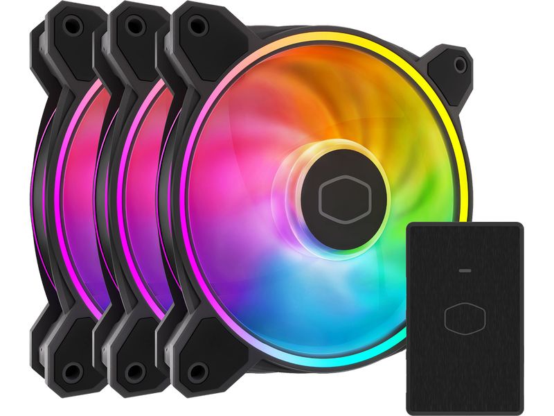 Cooler Master PC-Lüfter MF120 HALO² 3 in 1